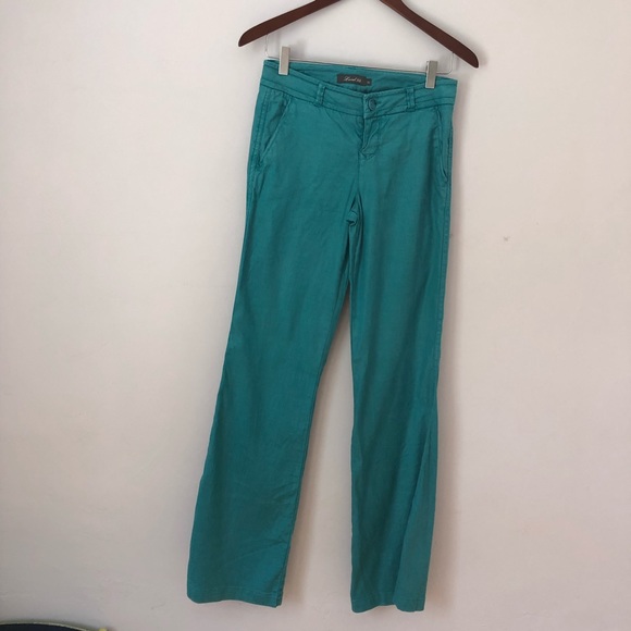 Level 99 Linen Blend Wide-leg Trousers - Picture 3 of 5